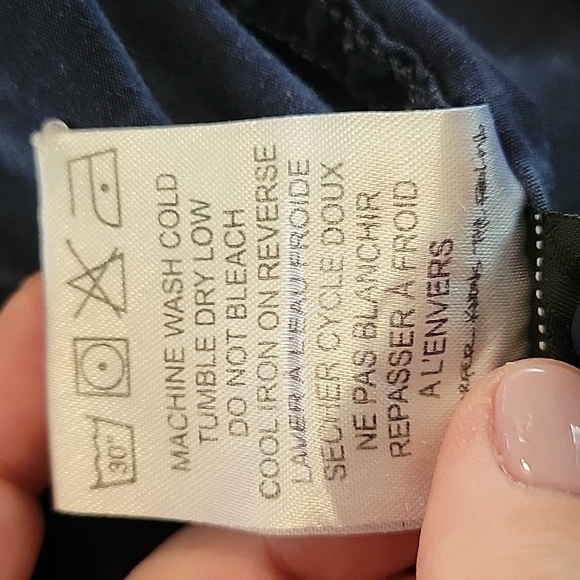 BILLABONG small blue tie dyed cotton button down shirt - Picture 5 of 5